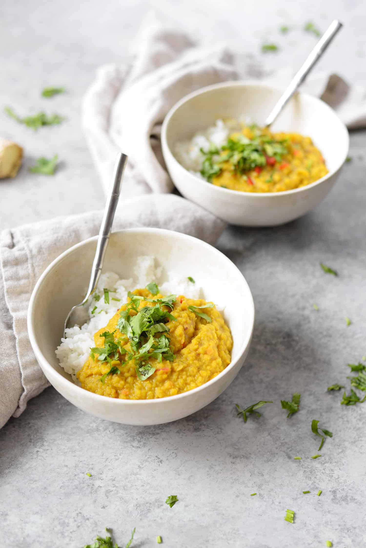 Spicy Red Lentils and Rice Recipe - Delish Knowledge