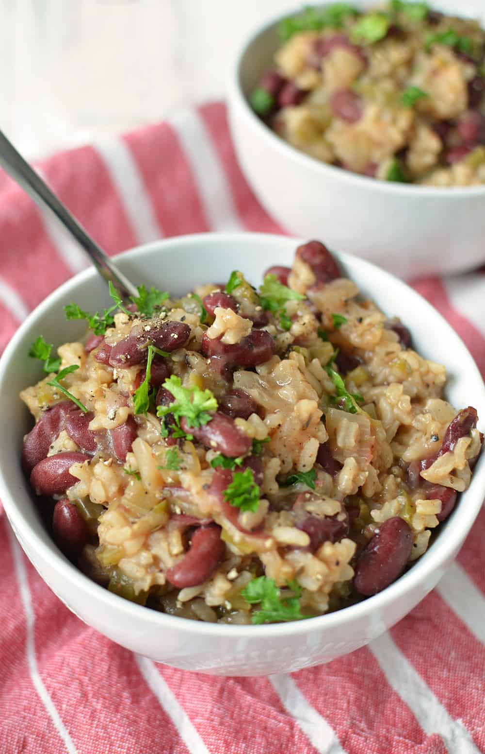 Slow Cooker Vegan Red Beans and Rice