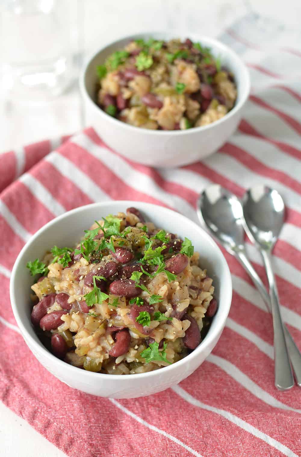 Slow Cooker Vegan Red Beans and Rice